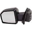 2020 Ford F-150 - Driver Side Mirror, Power Adjust, Heated, Textured Black, Manual Folding, In-housing Signal Light, With Blind Spot Detection in Glass, No Memory, With Puddle Light, With Auto-Dimming