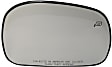 2000-2005 Ford Excursion - Passenger Side Mirror Glass, Non-Towing, Heated, No Blind Spot Feature, Convex, With backing plate