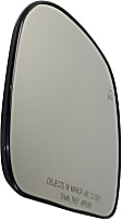 2000-2005 Ford Excursion - Passenger Side Mirror Glass, Non-Towing, Heated, No Blind Spot Feature, Convex, With backing plate