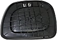 2000-2005 Ford Excursion - Passenger Side Mirror Glass, Non-Towing, Heated, No Blind Spot Feature, Convex, With backing plate