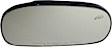 2000-2005 Ford Excursion - Passenger Side Mirror Glass, Non-Towing, Heated, No Blind Spot Feature, Convex, With backing plate