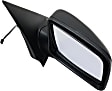 Passenger Side Mirror, Non-Towing, Power Adjust, Power Folding, Heated, Paintable, In-housing Signal Light, With memory, With Puddle Light, No Auto-Dimming, No Blind Spot Feature