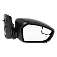 Passenger Side Mirror, Power Adjust, Manual Folding, Heated, Textured Black, No Signal Light, No Memory, No Puddle Light, No Auto-Dimming, No Blind Spot Feature