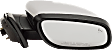 2010-2019 Ford Taurus - Passenger Side Mirror, Power, Manual Folding, Heated, Chrome, In-housing Signal Light, With memory, With Puddle Light, No Auto-Dimming, With Blind Spot Detection in Glass