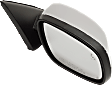 2010-2019 Ford Taurus - Passenger Side Mirror, Power, Manual Folding, Heated, Chrome, In-housing Signal Light, With memory, With Puddle Light, No Auto-Dimming, With Blind Spot Detection in Glass