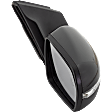 2015-2018 Ford Edge - Passenger Side Mirror, Power Adjust, Heated, Manual Folding, Paintable, In-housing Signal Light, With Memory, No Puddle Light, No Auto-Dimming, With Blind Spot Detection in Glass