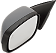 2010-2019 Ford Taurus - Driver Side Mirror, Power, Manual Folding, Heated, Paintable, In-housing Signal Light, With memory, With Puddle Light, No Auto-Dimming, With Blind Spot Detection in Glass