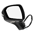 Driver Side Mirror, Power Adjust, Manual Folding, Heated, Paintable, In-housing Signal Light, With memory, With Puddle Light, No Auto-Dimming, With Blind Spot Detection in Glass