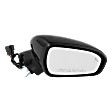 Passenger Side Mirror, Power Adjust, Manual Folding, Heated, Paintable, In-housing Signal Light, With memory, With Puddle Light, No Auto-Dimming, With Blind Spot Detection in Glass