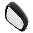 Passenger Side Mirror, Power Adjust, Manual Folding, Heated, Paintable, In-housing Signal Light, With memory, With Puddle Light, No Auto-Dimming, With Blind Spot Detection in Glass