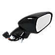 Passenger Side Mirror, Power Adjust, Manual Folding, Heated, Paintable, In-housing Signal Light, With memory, With Puddle Light, No Auto-Dimming, With Blind Spot Detection in Glass