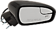 2020 Ford Fusion - Passenger Side Mirror, Power Adjust, Heated, Paintable, Manual Folding, In-housing Signal Light, No Blind Spot Feature, With Memory, With Puddle Light, No Auto-Dimming