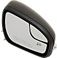 2020 Ford Fusion - Passenger Side Mirror, Power Adjust, Heated, Paintable, Manual Folding, In-housing Signal Light, No Blind Spot Feature, With Memory, With Puddle Light, No Auto-Dimming