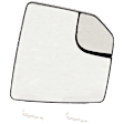 2015-2020 Ford F-150 - Passenger Side Mirror Glass, Heated, with Blind Spot Glass, No Turn Signal Light, No Auto-Dimming