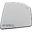 Passenger Side Mirror Glass, Heated, With Blind Spot Detection in Glass No Auto-Dim