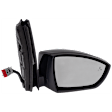 Passenger Side Mirror, Power Adjust, Heated, Manual Folding, Paintable, In-housing Signal Light, No Memory, With Puddle Light, No Auto-Dim, With Blind Spot Detection in Glass