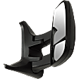 2018 Ford Transit-350 - Passenger Side Towing Mirror, For Models With Medium or High Roof, Manual Adjust, Heated, Textured Black, Manual Folding, No Signal Light, No Blind Spot Feature, No Memory, No Puddle Light, No Auto-Dimming