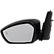 Driver Side Mirror, Power Adjust, Manual Folding, Non-Heated, Textured Black, No Signal Light, No Memory, No Puddle Light, No Auto-Dimming, With Blind Spot Detection in Glass, S Model