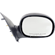 Passenger Side Mirror, Non-Towing, Manual Adjust, Manual Folding, Non-Heated, Chrome, No Signal Light, No Memory, No Puddle Light, No Auto-Dimming, No Blind Spot Feature