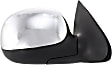 Passenger Side Mirror, Non-Towing, Manual Adjust, Manual Folding, Non-Heated, Chrome, No Signal Light, No Memory, No Puddle Light, No Auto-Dimming, No Blind Spot Feature