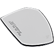 Passenger Side Mirror Glass, Heated, With Blind Spot Detection in Glass