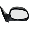 Passenger Side Mirror, Power Adjust, Non-Heated, Manual Folding, Paintable, No Signal Light, No Memory, No Puddle Light, No Auto-Dim, No Blind Spot Feature, Contour Style