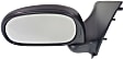 Driver Side Mirror, Non-Towing, Manual Adjust, Manual Folding, Non-Heated, Textured Black, No Signal Light, No Memory, No Puddle Light, No Auto-Dimming, No Blind Spot Feature