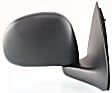 Passenger Side Mirror, Manual Adjust, Manual Folding, Non-Heated, Textured Black, No Signal Light, No Memory, No Puddle Light, No Auto-Dimming, No Blind Spot Feature