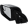 Driver Side Mirror, Manual Adjust, Manual Folding, Non-Heated, Textured Black, No Signal Light, No Memory, Puddle Light, and Auto-Dimming, No Blind Spot Feature, 4 Cyl., 2.3L Engine