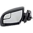Driver Side Mirror, Manual Adjust, Manual Folding, Non-Heated, Textured Black, No Signal Light, No Memory, Puddle Light, and Auto-Dimming, No Blind Spot Feature, 4 Cyl., 2.3L Engine