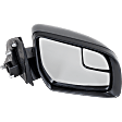 Passenger Side Mirror, Manual Adjust, Manual Folding, Non-Heated, Textured Black, No Signal Light, No Memory, Puddle Light, and Auto-Dimming, No Blind Spot Feature, 4 Cyl., 2.3L Engine