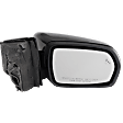 Passenger Side Mirror, Power Adjust, Heated, Manual Folding, Paintable, In-housing Signal Light, No Memory, With Puddle Light, No Auto-Dim, With Blind Spot Detection in Glass