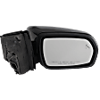 Passenger Side Mirror, Power Adjust, Heated, Manual Folding, Paintable, In-housing Signal Light, With Memory, With Puddle Light, No Auto-Dim, With Blind Spot Detection in Glass