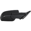 Passenger Side Mirror, Power Adjust, Manual Folding, Heated, Textured Black, No Signal Light, No Memory, No Puddle Light, No Auto-Dimming, No Blind Spot Feature, Base Model