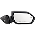 Passenger Side Mirror, Power Adjust, Heated, Manual Folding, Textured Black, In-housing Signal Light, No Memory, No Puddle Light, No Auto-Dimming, with Blind Spot Detection in Glass