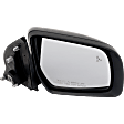 Passenger Side Mirror, Power Adjust, Manual Folding, Non-Heated, Textured Black, No Signal Light, No Memory, No Puddle Light, No Auto-Dimming, With Blind Spot Glass