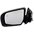 Driver Side Mirror, Power Adjust, Power Folding, Non-Heated, Textured Black, No Signal Light, No Memory, No Puddle Light, No Auto-Dimming, With Blind Spot Glass, XLT Model