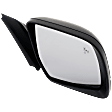 Passenger Side Mirror, Power Adjust, Power Folding, Non-Heated, Textured Black, No Signal Light, No Memory, No Puddle Light, No Auto-Dimming, With Blind Spot Glass, XLT Model