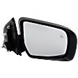 Passenger Side Mirror, Power Adjust, Power Folding, Non-Heated, Textured Black, No Signal Light, No Memory, No Puddle Light, No Auto-Dimming, With Blind Spot Glass, XLT Model