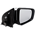 Passenger Side Mirror, Power Adjust, Power Folding, Heated, Chrome, In-Housing Signal Light, No Memory, With Puddle Light, No Auto-Dimming, With Blind Spot Glass