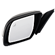 Driver Side Mirror, Power Adjust, Power Folding, Heated, Paintable, In-Housing Signal Light, No Memory, With Puddle Light, No Auto-Dimming, With Blind Spot Glass