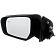 Driver Side Mirror, Power Adjust, Power Folding, Heated, Paintable, In-Housing Signal Light, No Memory, With Puddle Light, No Auto-Dimming, With Blind Spot Glass