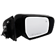 Passenger Side Mirror, Power Adjust, Power Folding, Heated, Paintable, In-Housing Signal Light, No Memory, With Puddle Light, No Auto-Dimming, With Blind Spot Glass