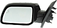Driver Side Mirror, Power Adjust, Heated, Manual Folding, Paintable, No Signal Light, With Memory, With Puddle Light, No Auto-Dim, With Blind Spot Detection in Glass