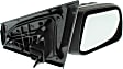 2011-2014 Ford Edge - Passenger Side Mirror, Power Adjust, Heated, Manual Folding, Paintable, No Signal Light, With Memory, With Puddle Light, No Auto-Dimming, With Blind Spot Detection in Glass