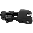 Driver Side Towing Mirror, Upper - Power Adjust, Lower - Manual Adjust, Heated, Power Folding, Paintable, In-housing Signal Light, No Memory, With Puddle Light, No Auto-Dimming