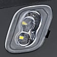2020 Ford F-150 - Passenger Side Towing Mirror, Upper - Power Adjust, Lower - Manual Adjust, Heated, Textured Black, Manual Folding, In-housing Signal Light, No Blind Spot Feature, No Memory, With Puddle Light, No Auto-Dimming