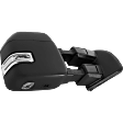 2020 Ford F-150 - Passenger Side Towing Mirror, Upper - Power Adjust, Lower - Manual Adjust, Heated, Textured Black, Manual Folding, In-housing Signal Light, No Blind Spot Feature, No Memory, With Puddle Light, No Auto-Dimming
