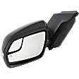 Driver Side  Mirror, Power Adjust, Heated, Manual Folding, Paintable, In-housing Signal Light, No Memory, With Puddle Light, No Auto-Dimming, With Blind Spot Glass, SEL Model