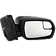 2015 Ford Edge - Passenger Side Mirror, Power Adjust, Heated, Paintable, Manual Folding, In-housing Signal Light, With Blind Spot Glass, No Memory, With Puddle Light, No Auto-Dimming